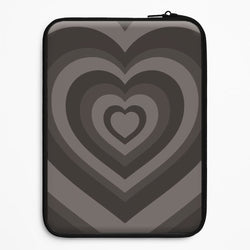 Abstract Black Heart Universal Laptop Sleeve
