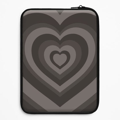 Abstract Black Heart Universal Laptop Sleeve