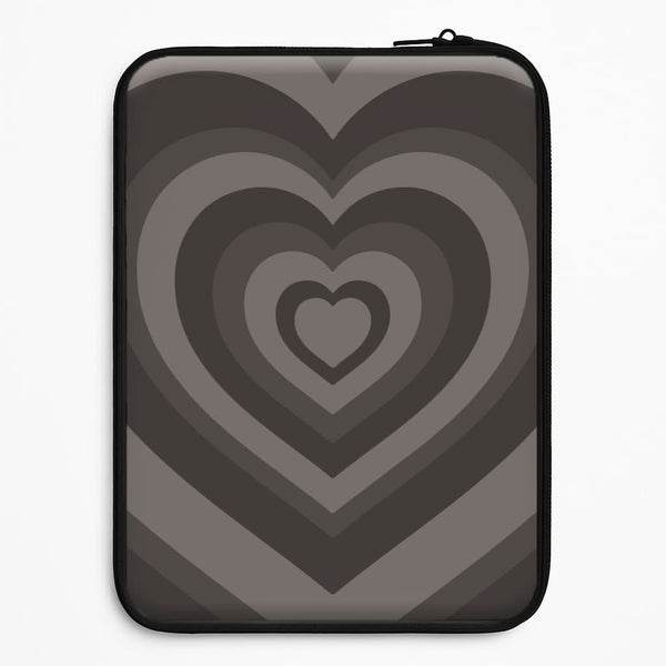Abstract Black Heart Universal Laptop Sleeve