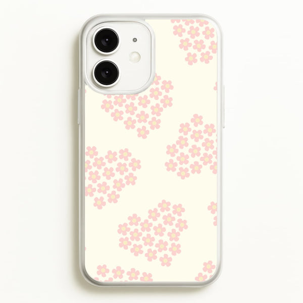 Flower Hearts Pattern iPhone 11 Case