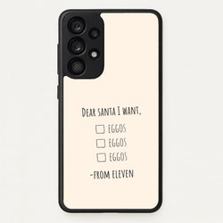 Eleven's Christmas List Galaxy A53 Case