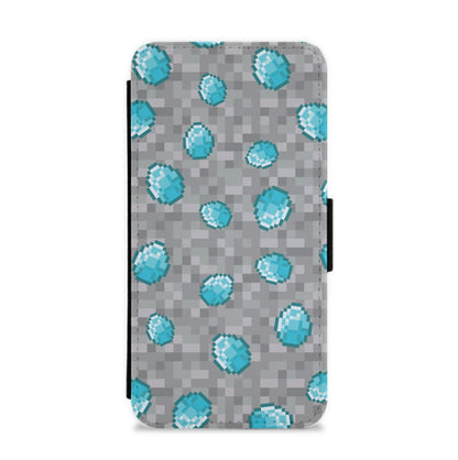 Diamond Pattern Flip / Wallet Phone Case