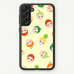 Fruit Angels Pattern Galaxy S21 Case