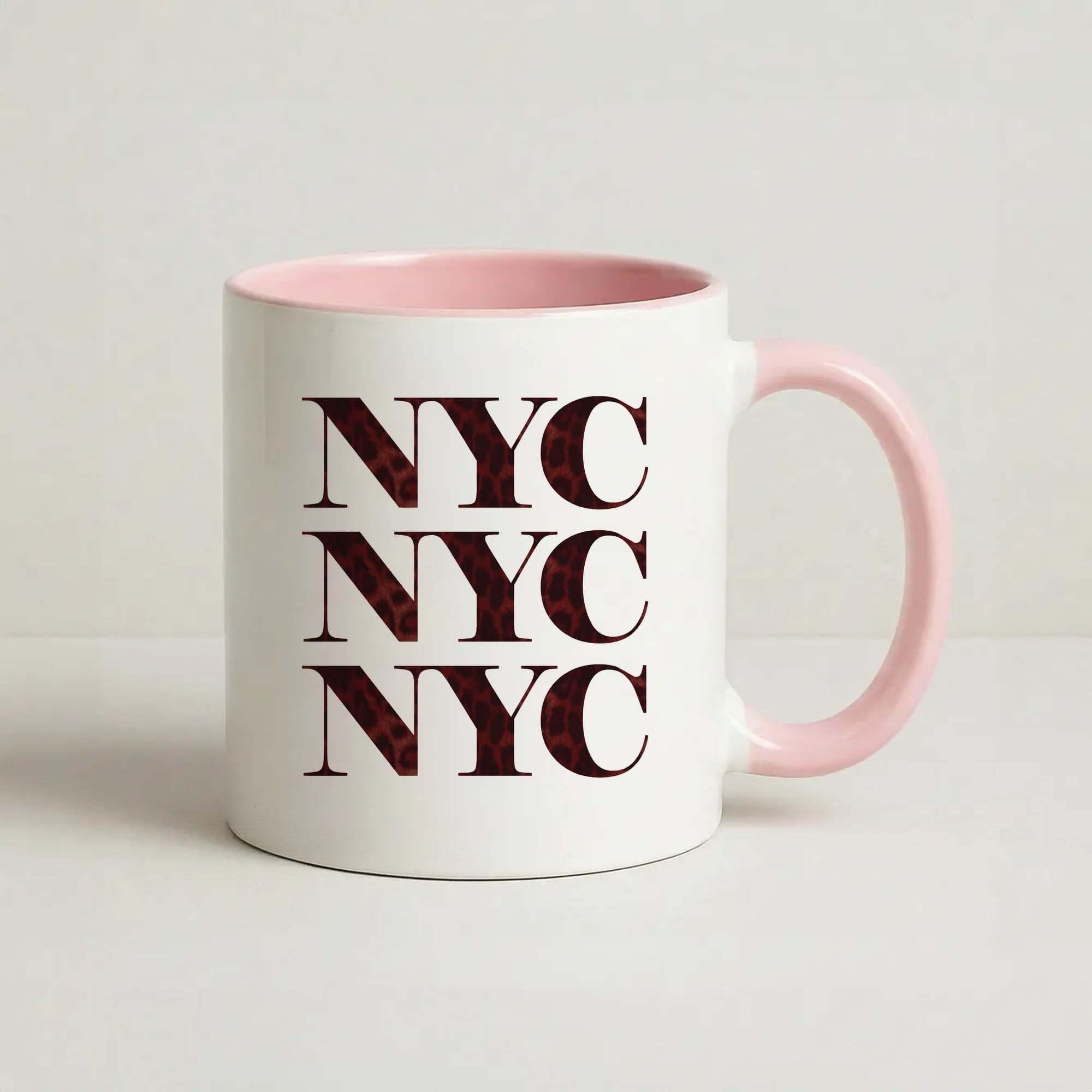 Fifth Avenue  Pink Tea Mug