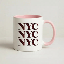 Fifth Avenue  Pink Tea Mug
