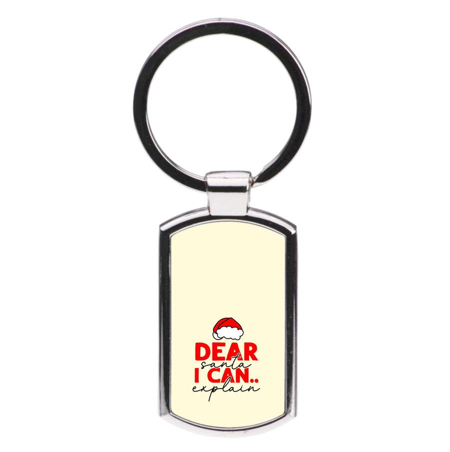 I Can Explain Santa Luxury Keyring