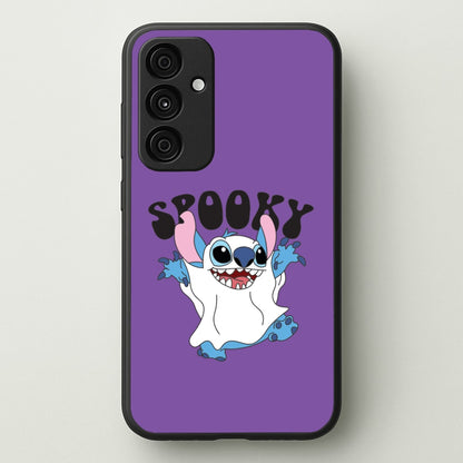Spooky Cute Blue Alien Galaxy A55 Case