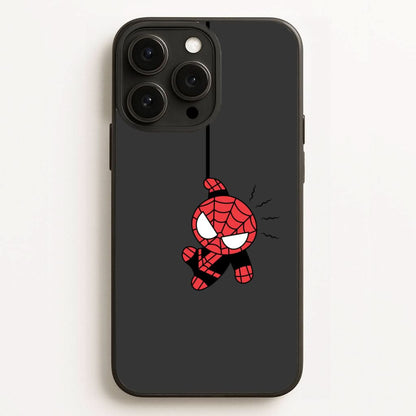 Gray Hanging Spider Hero Phone Case for Apple iPhone, Samsung Galaxy, Huawei and Google Pixel