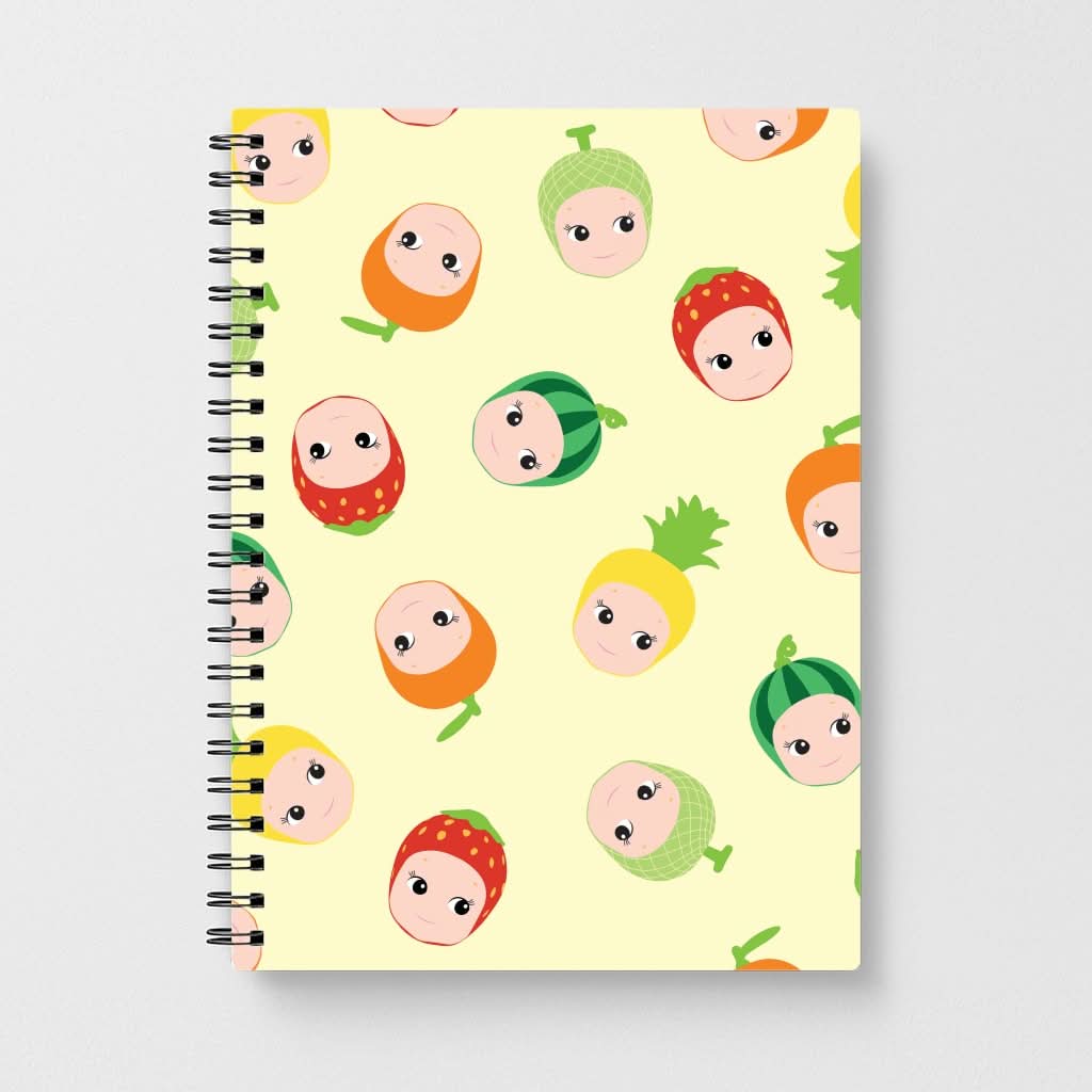 Fruit Angels Pattern Notebook