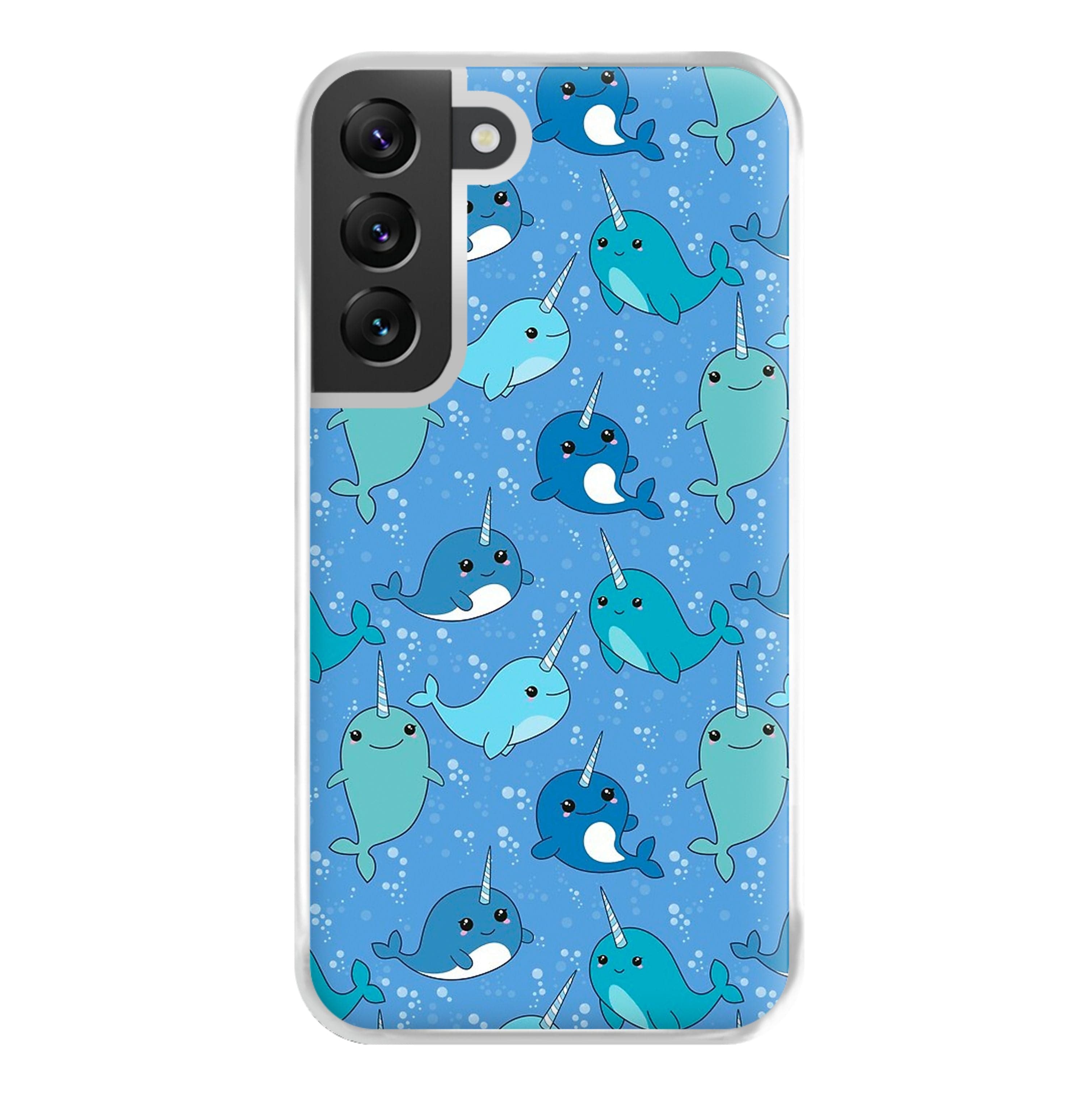 Narwhal Pattern Phone Case