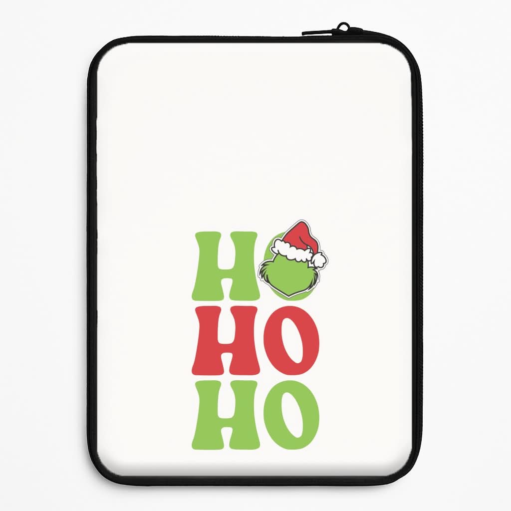 Green Ho Ho Ho Laptop Sleeve