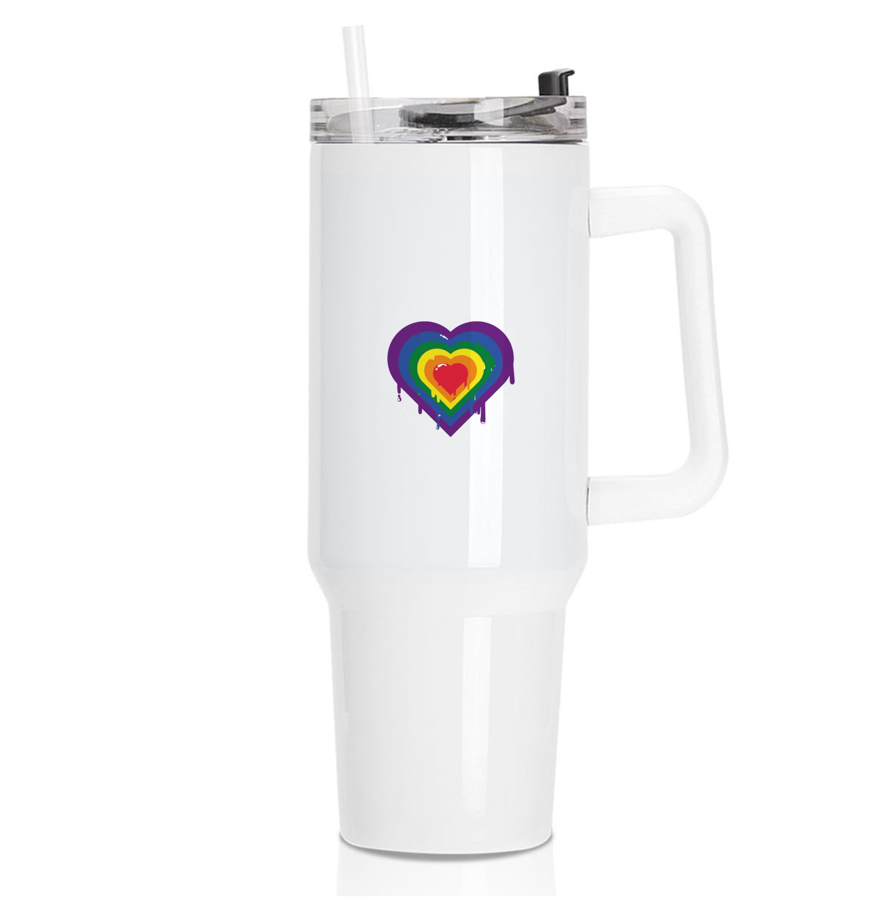 Dripped heart - Pride Tumbler