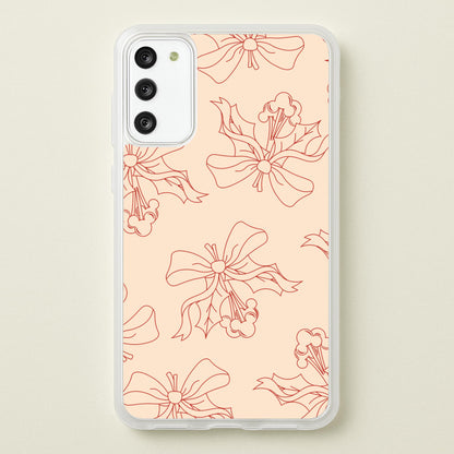 Cartoon Mouse Holly Pattern Galaxy A41 Case