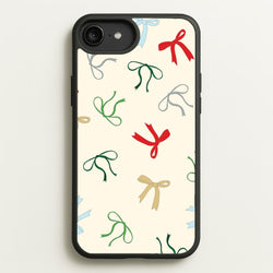 Coquette Christmas Bows Pattern iPhone 6 Plus / 7 Plus / 8 Plus Case
