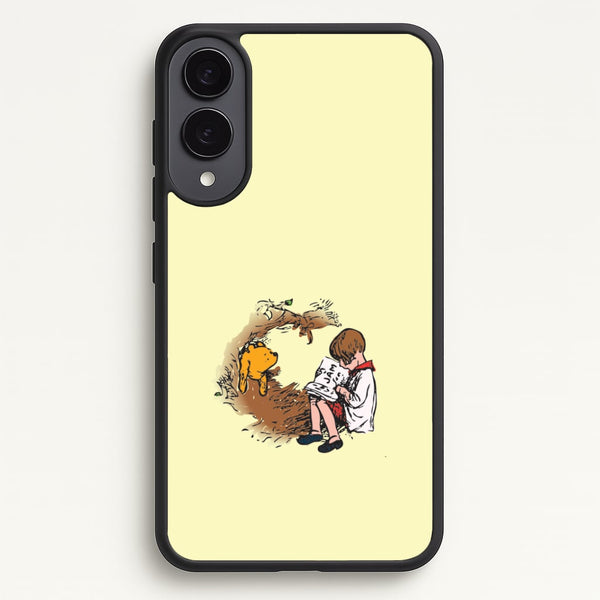 Winnie And Christopher In A Tree Galaxy S25 Edge Case