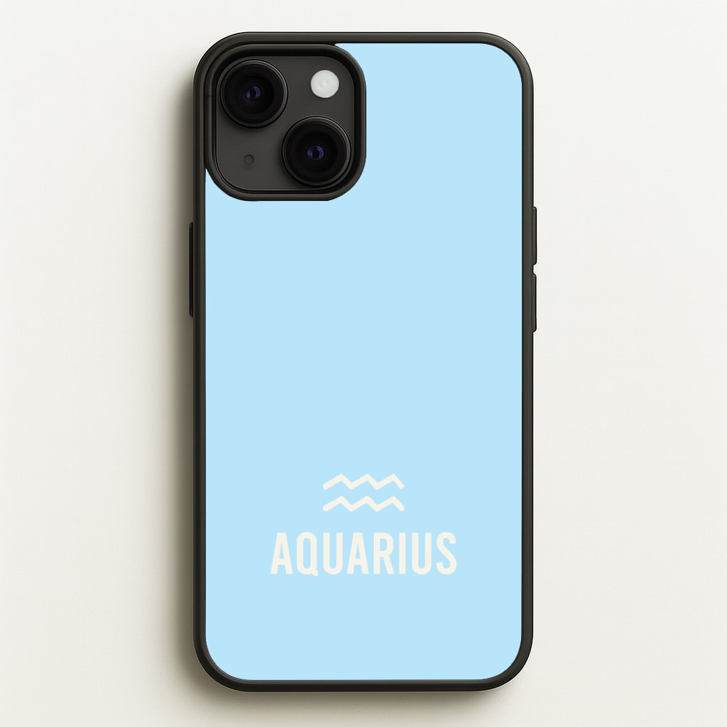 Aquarius Pastel Zodiac iPhone 13 Case