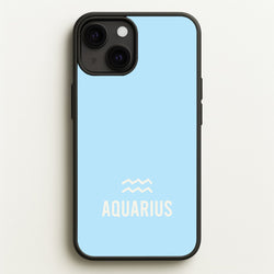 Aquarius Pastel Zodiac iPhone 13 Mini Case