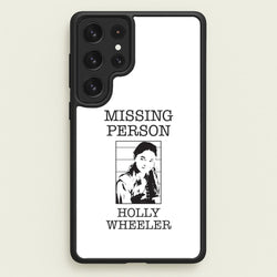 Missing Person Holly Galaxy S22 Ultra Case