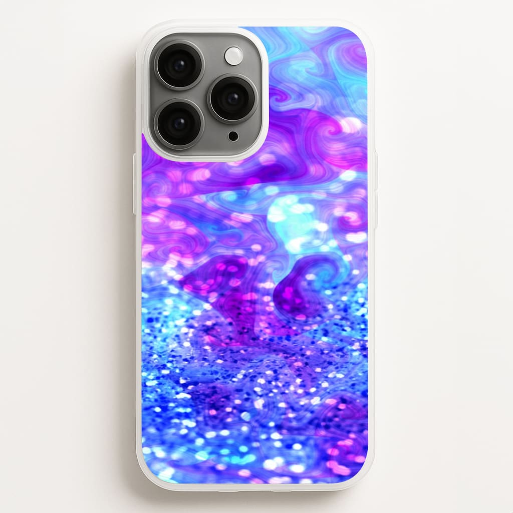 Glitter Swirl, Tumblr Stlye Phone Case for iPhone, Samsung Galaxy and Google Pixel