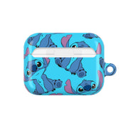 Cute Alien Blue Pattern AirPods Case 7
