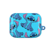 Cute Alien Blue Pattern AirPods Case 5