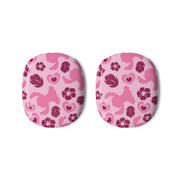 Pink Alien Silhouette Pattern AirPods Max Case 3