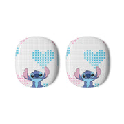 Blue Alien Hearts AirPods Max Case 3