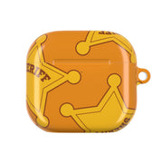 Sheriff Badge Pattern AirPods Case 4