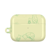 Sketched Winnie Pattern AirPods Case 6