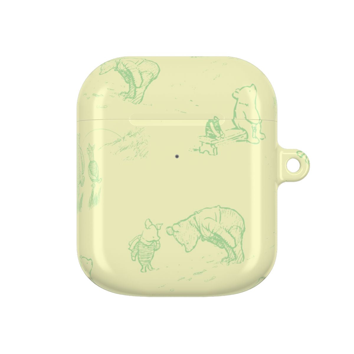 Sketched Winnie Pattern AirPods Case