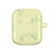 Sketched Winnie Pattern AirPods Case 1