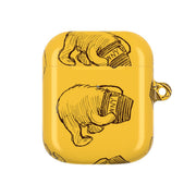 Winnie Honey Pot Pattern AirPods Case 2