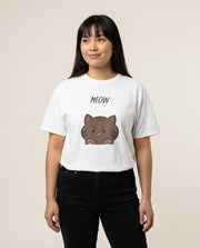 Meow Purple - Cats T-Shirt 1