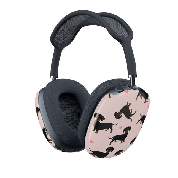 Heart Dachshund - Dog Pattern AirPods Max Case