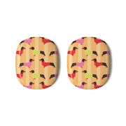 Dachshunds In Sweaters Pattern AirPods Max Case 3