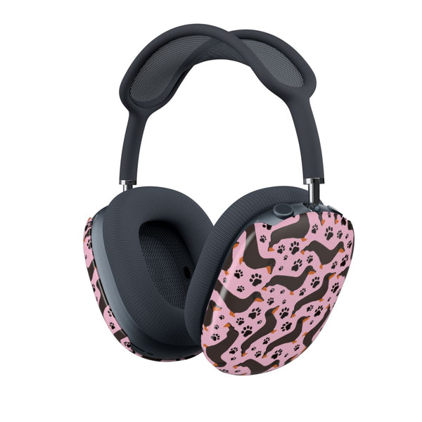 Dachschunds And Paws Pattern AirPods Max Case