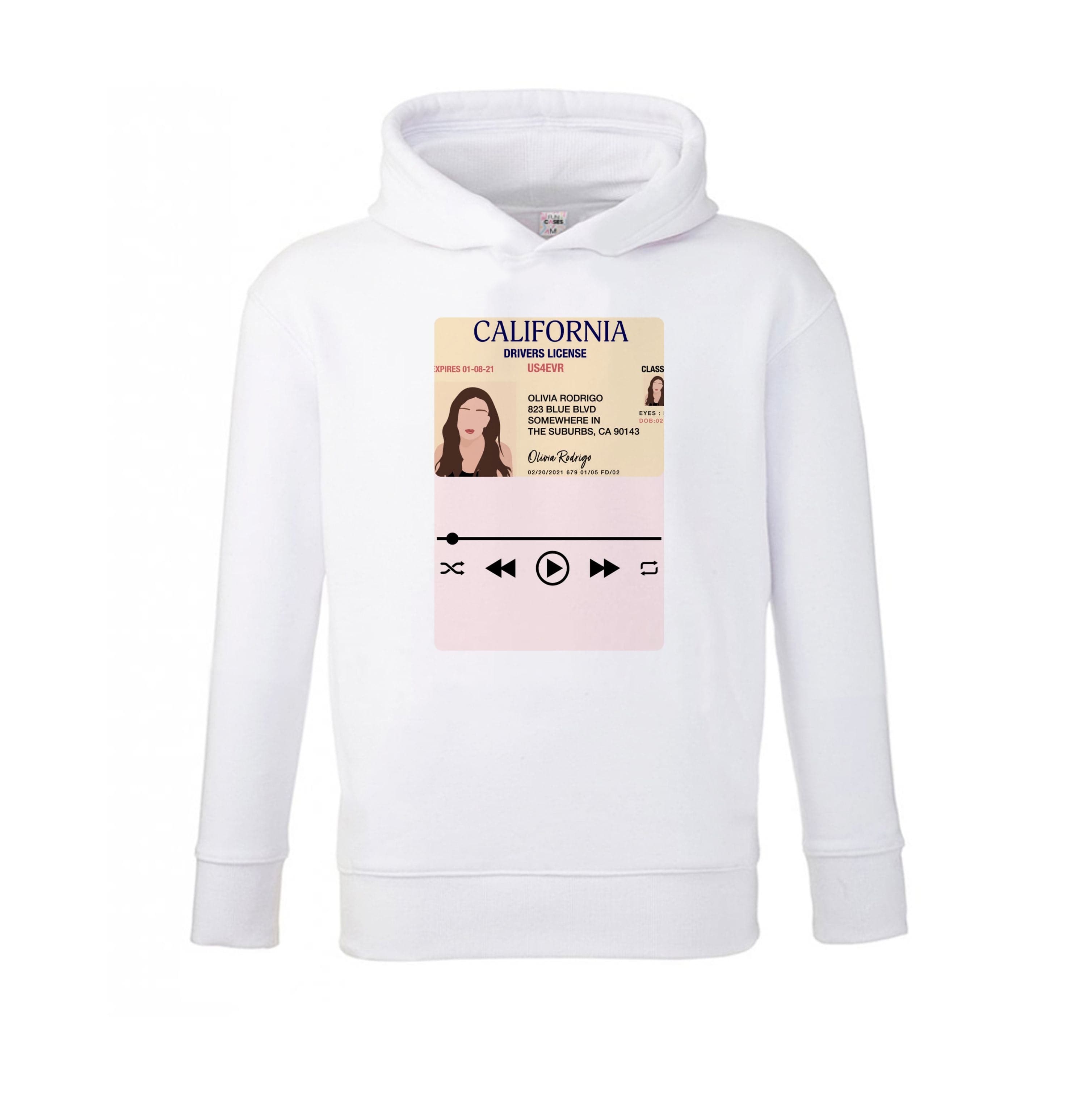 Drivers License - Olivia TikTok Kids Hoodie