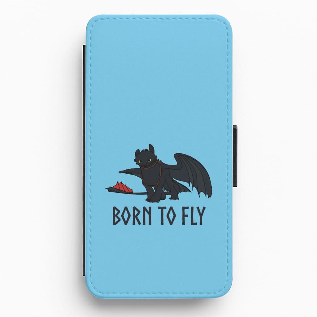 Dragon Born To Fly Flip / Wallet Phone Case