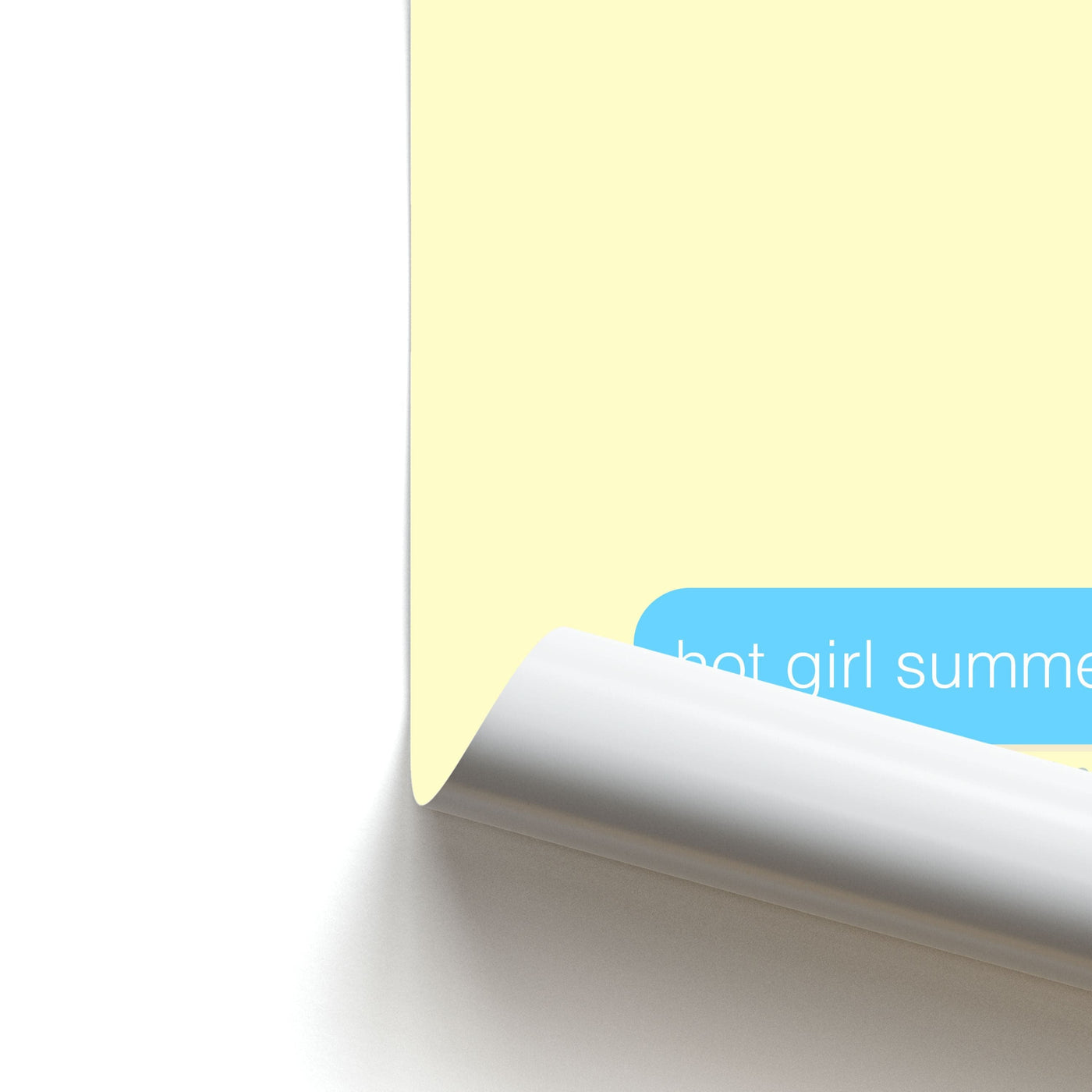 Hot Girl Summer Text - Summer Poster