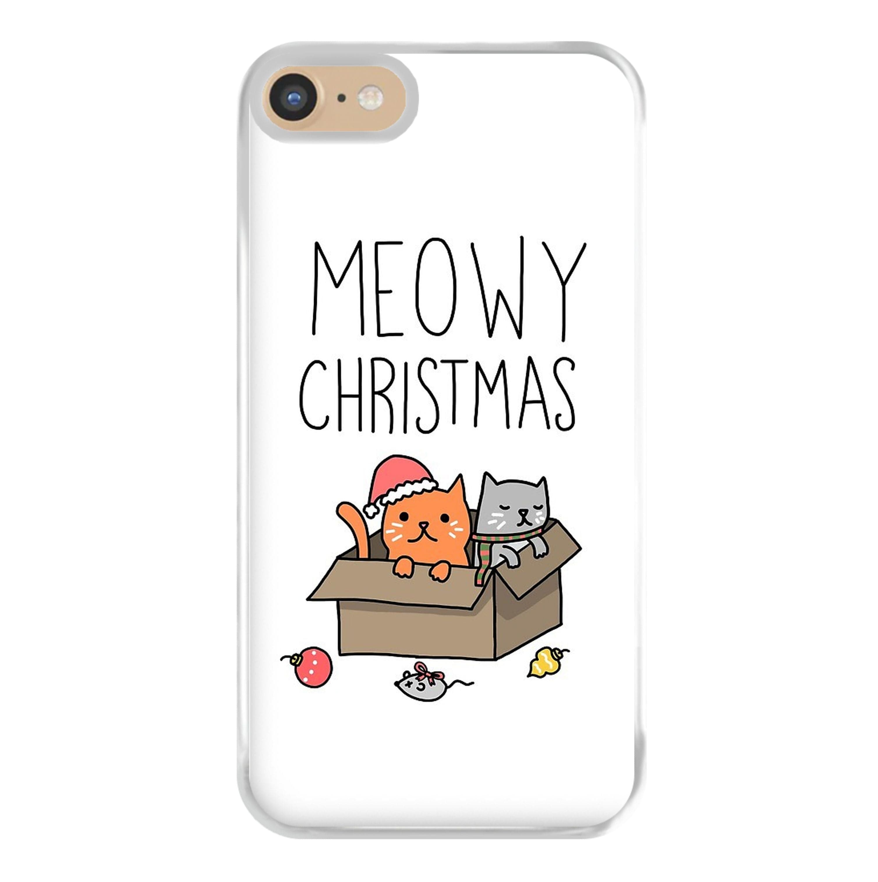 Meowy Christmas Phone Case