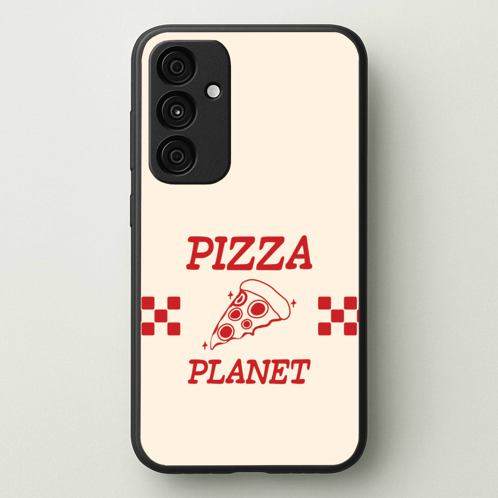 Retro Pizza Planet  Galaxy A35 Case