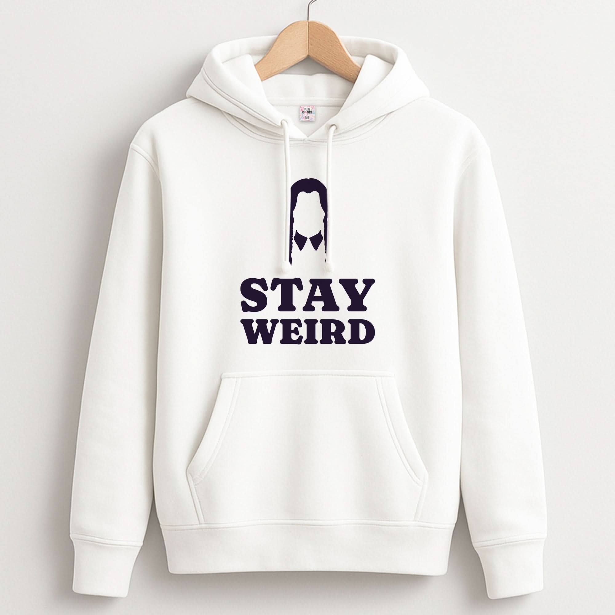 Stay Weird Purple Unisex Hoodie