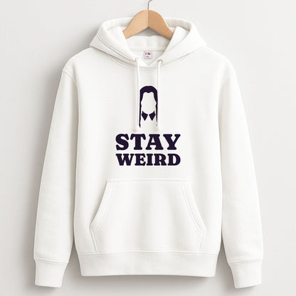 Stay Weird Purple Unisex Hoodie