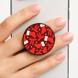 Stockings And Bows Pattern Phone Grip