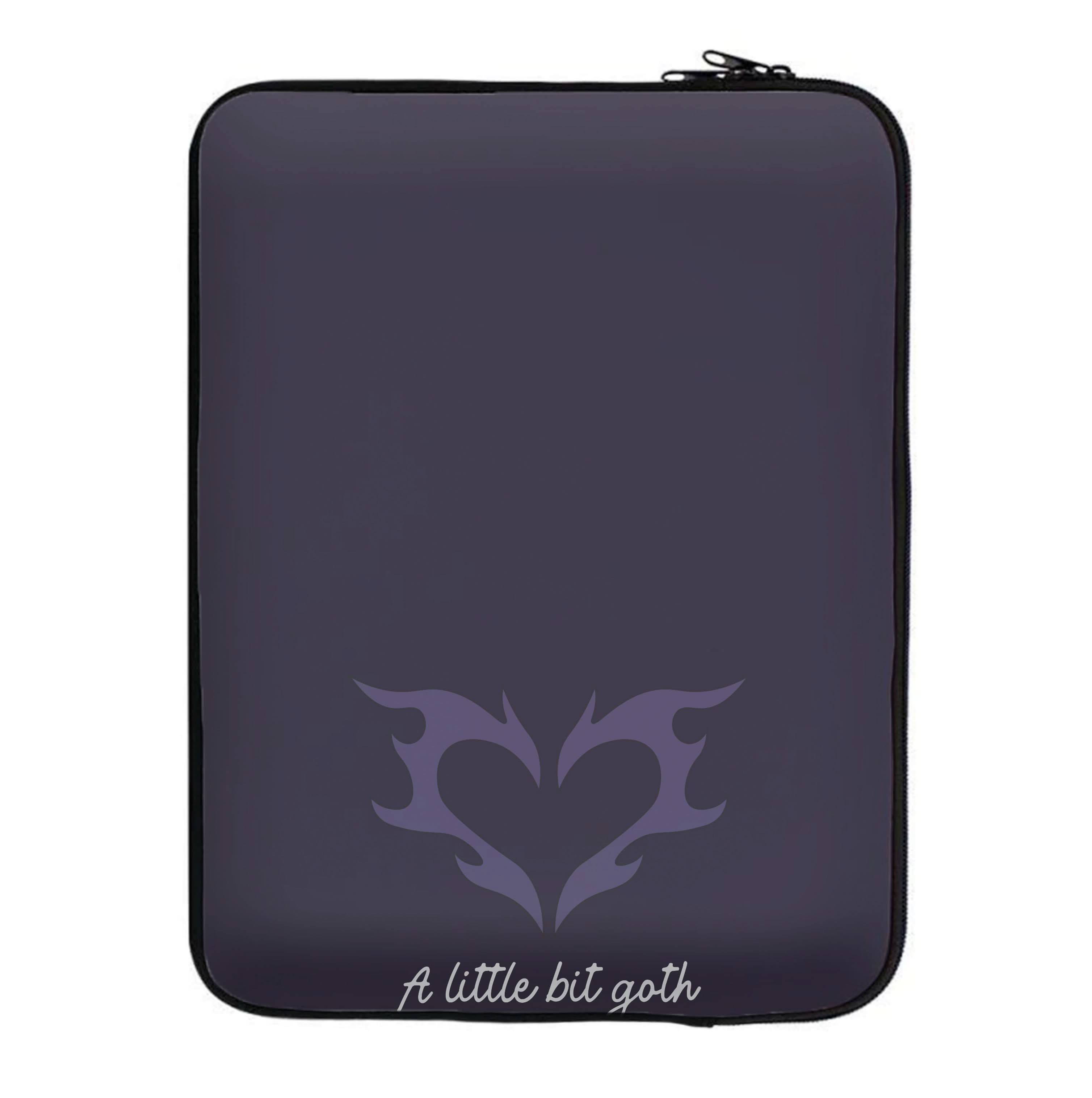 A Little Bit Goth Purple Laptop Sleeve