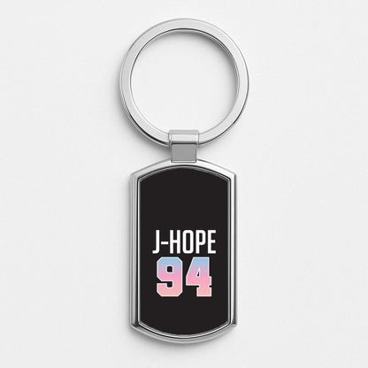J-Hope 94 Silver Metal Keyring