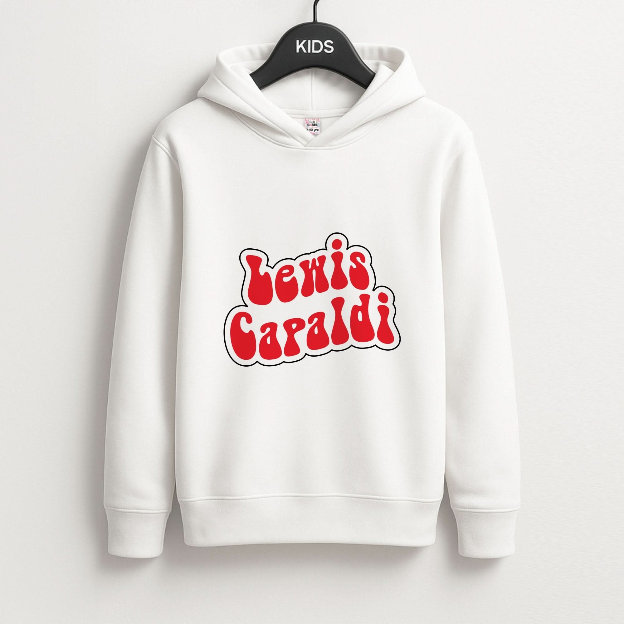 Red Name Kids Hoodie