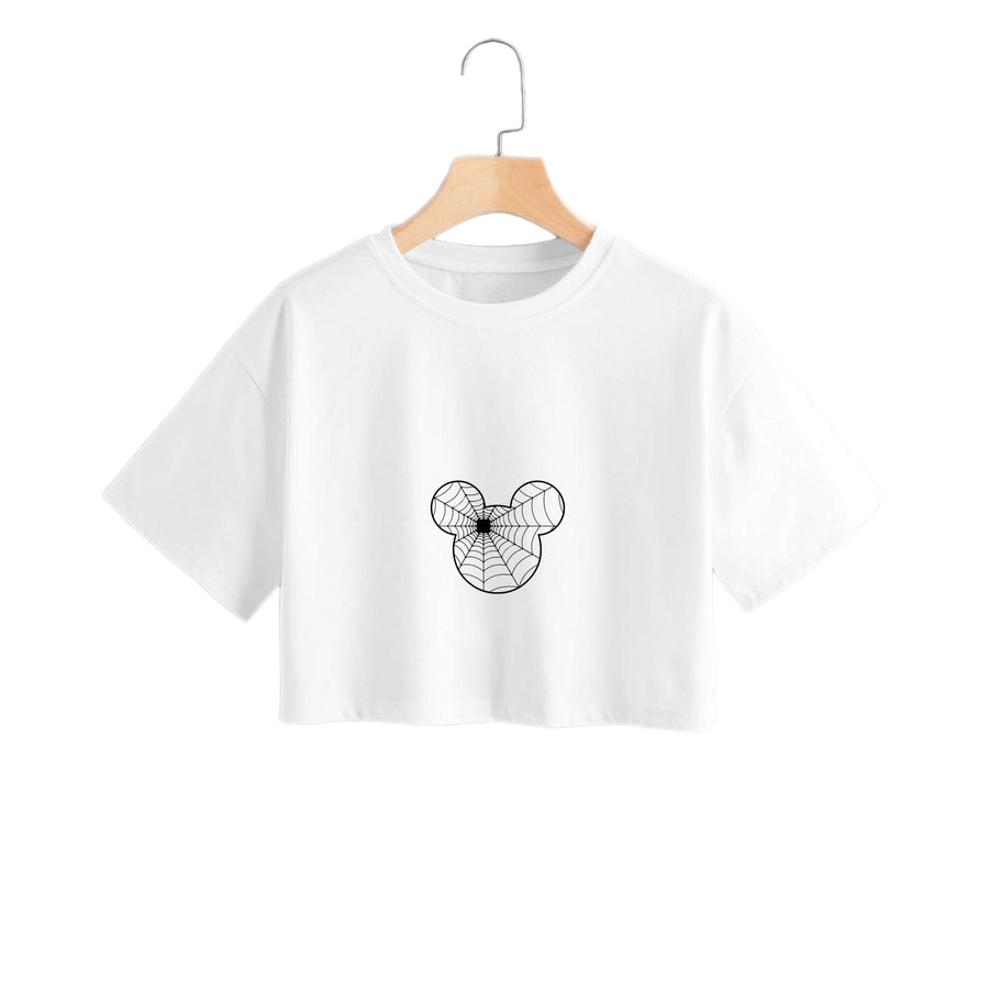 Mickey Mouse Spider Web - Halloween Crop Top