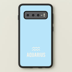 Aquarius Pastel Zodiac Galaxy S10 Case