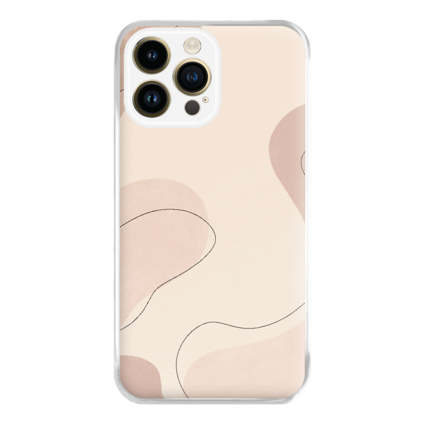 Abstract Beige Phone Case
